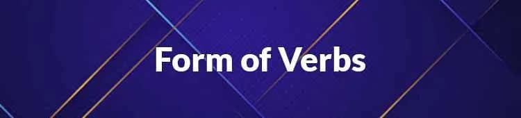 form of verbs