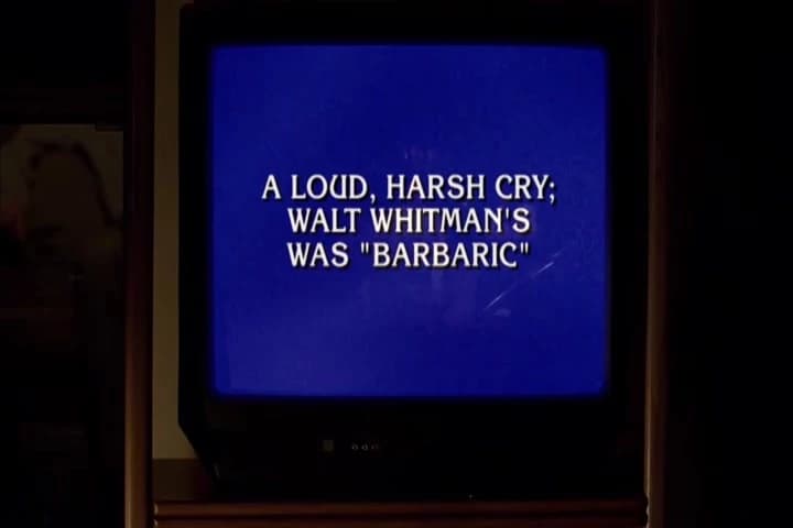 <i>"A loud, harsh cry;</i>
<i>Walt Whitman's was barbaric."</i>