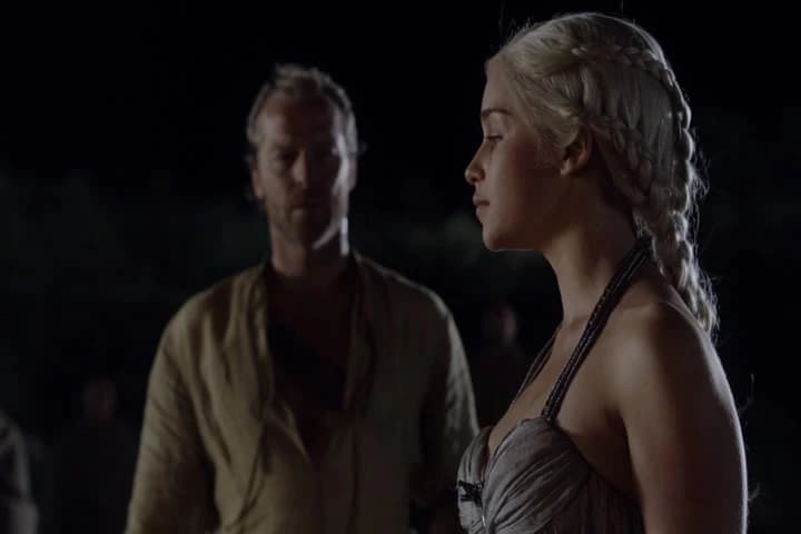 Ser Jorah, bind this woman to the pyre.