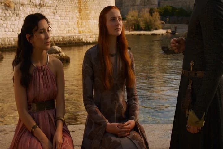 Might I speak
with Lady Sansa alone for a moment?