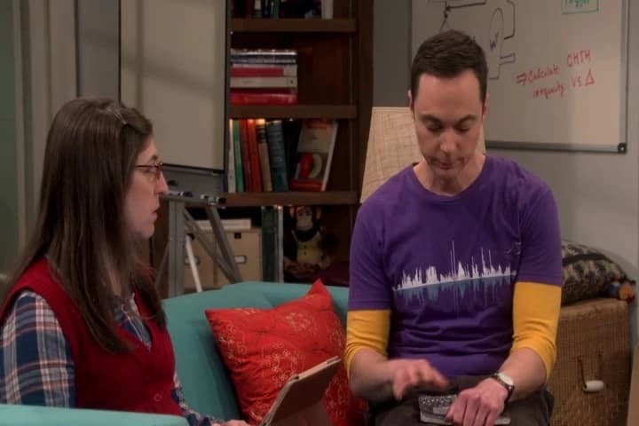 That's smart,
because Sheldon one, Amy zero.