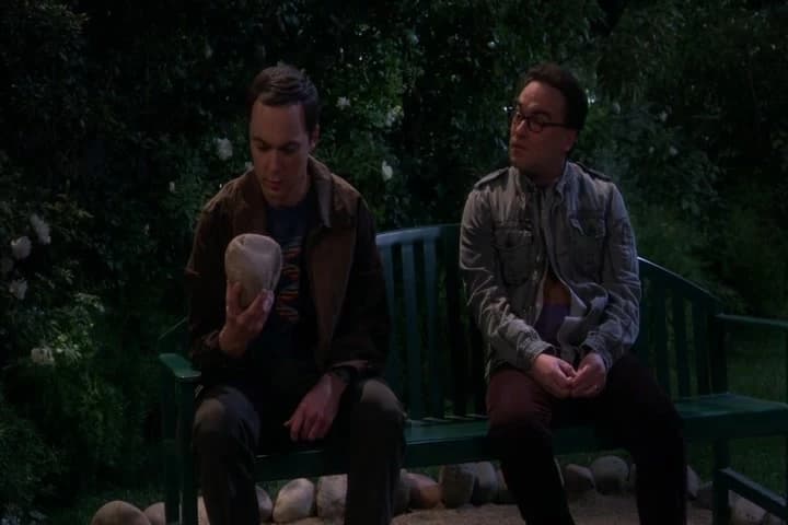 Leonard, I'm having a primal urge
to throw this rock.