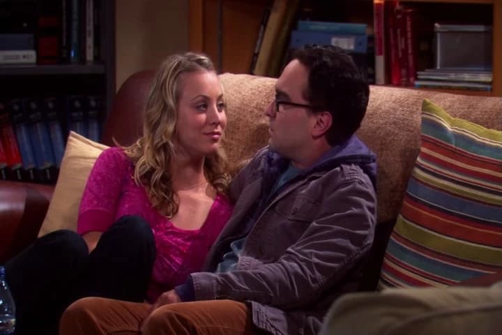 Let's slide over to Sheldon's spot
and make out.