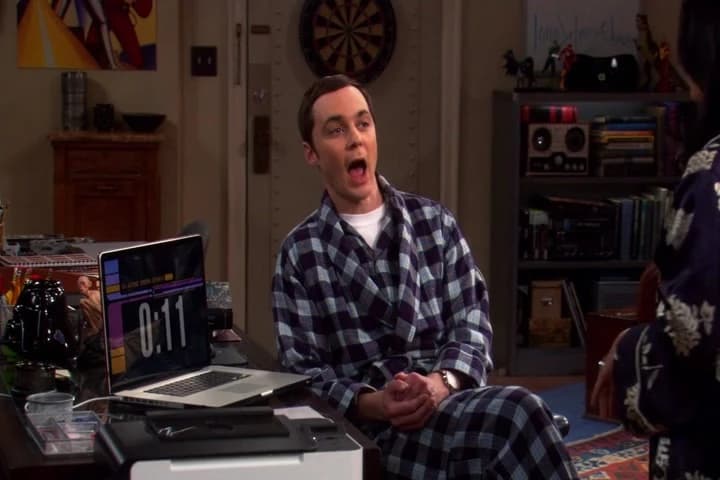 - Okay, Sheldon, you win. Turn it off.
- No, he's bluffing.