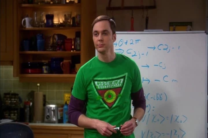 Well, I was thinking about
Sheldon's little joke