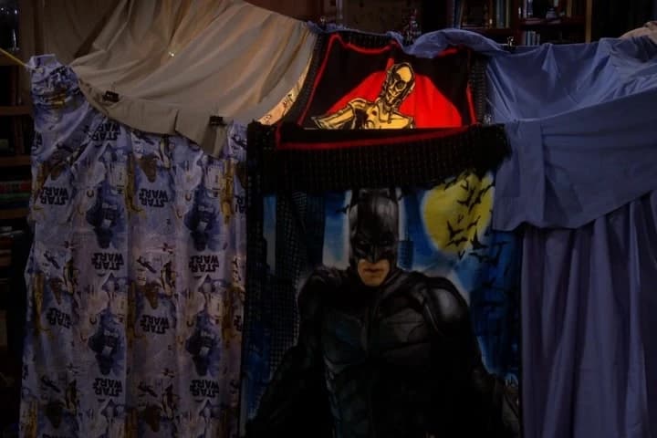 Batman is a load-bearing blanket.